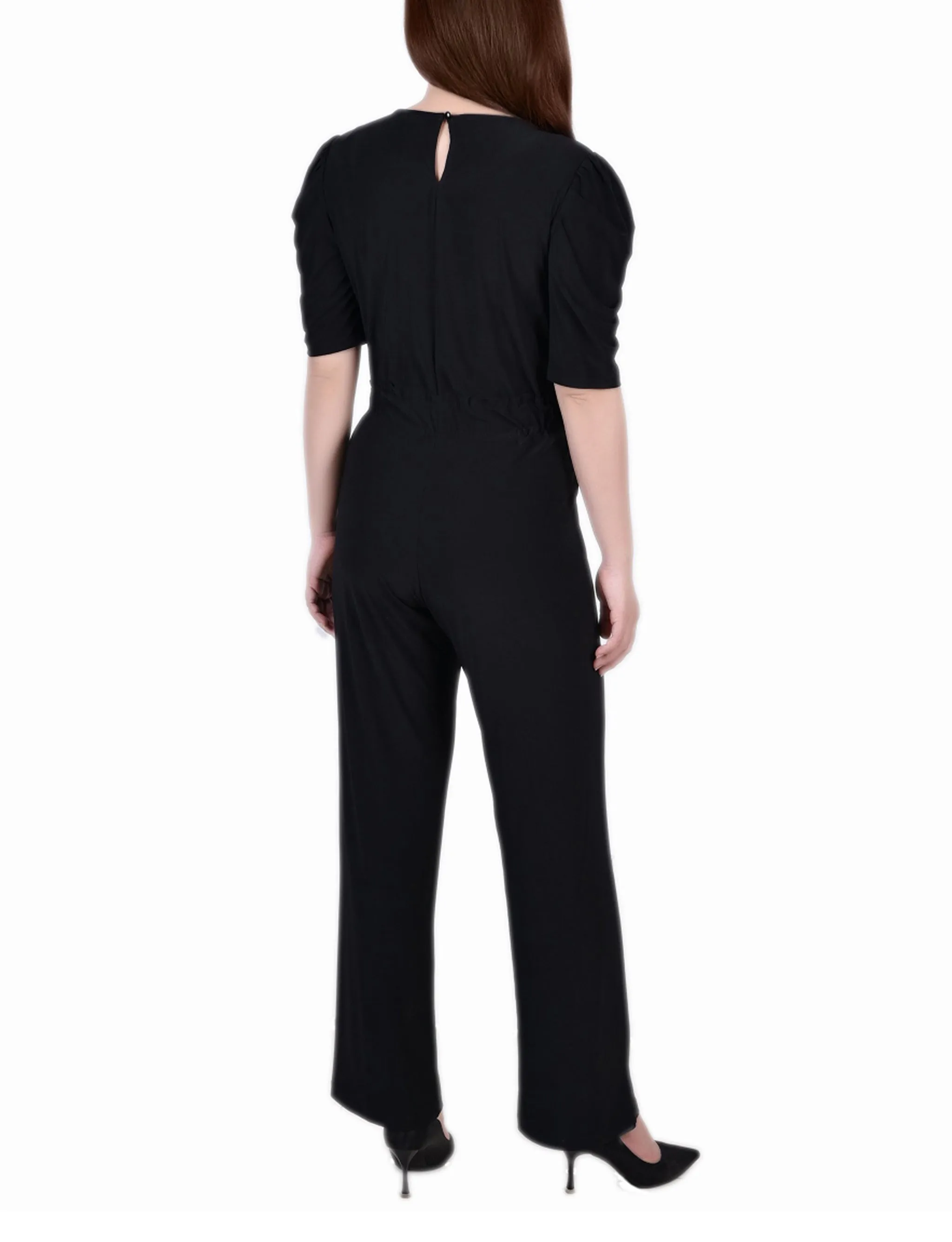 Elbow Sleeve Jumpsuit