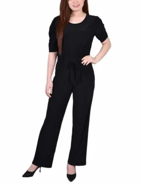 Elbow Sleeve Jumpsuit