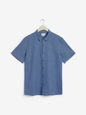 ETA Navy Resort-Fit Casual Shirt