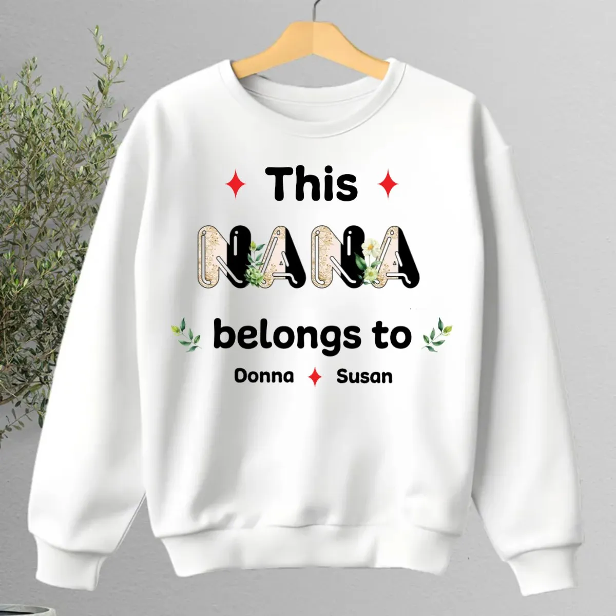 Family - This Grandma Belongs To - Personalized Sweatshirt (HJ)