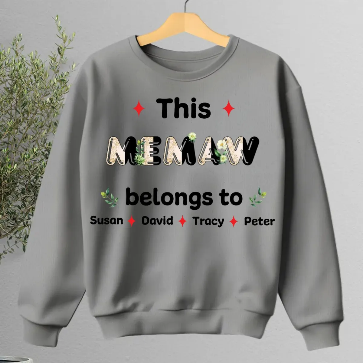 Family - This Grandma Belongs To - Personalized Sweatshirt (HJ)