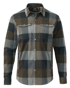 Field Flannel Fleece Shirt Jacket | Vias Plaid