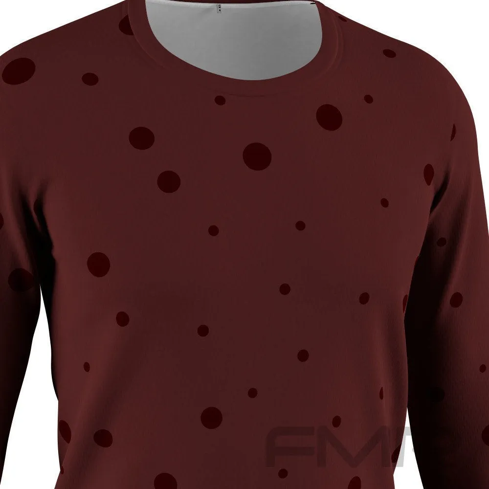 FMR Men's Polka Dot Long Sleeve Shirt