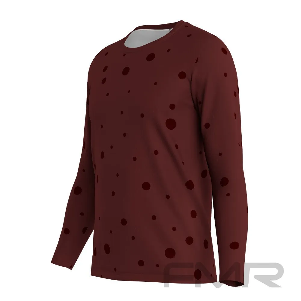 FMR Men's Polka Dot Long Sleeve Shirt