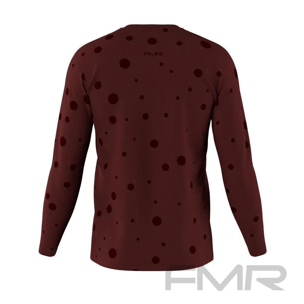 FMR Men's Polka Dot Long Sleeve Shirt