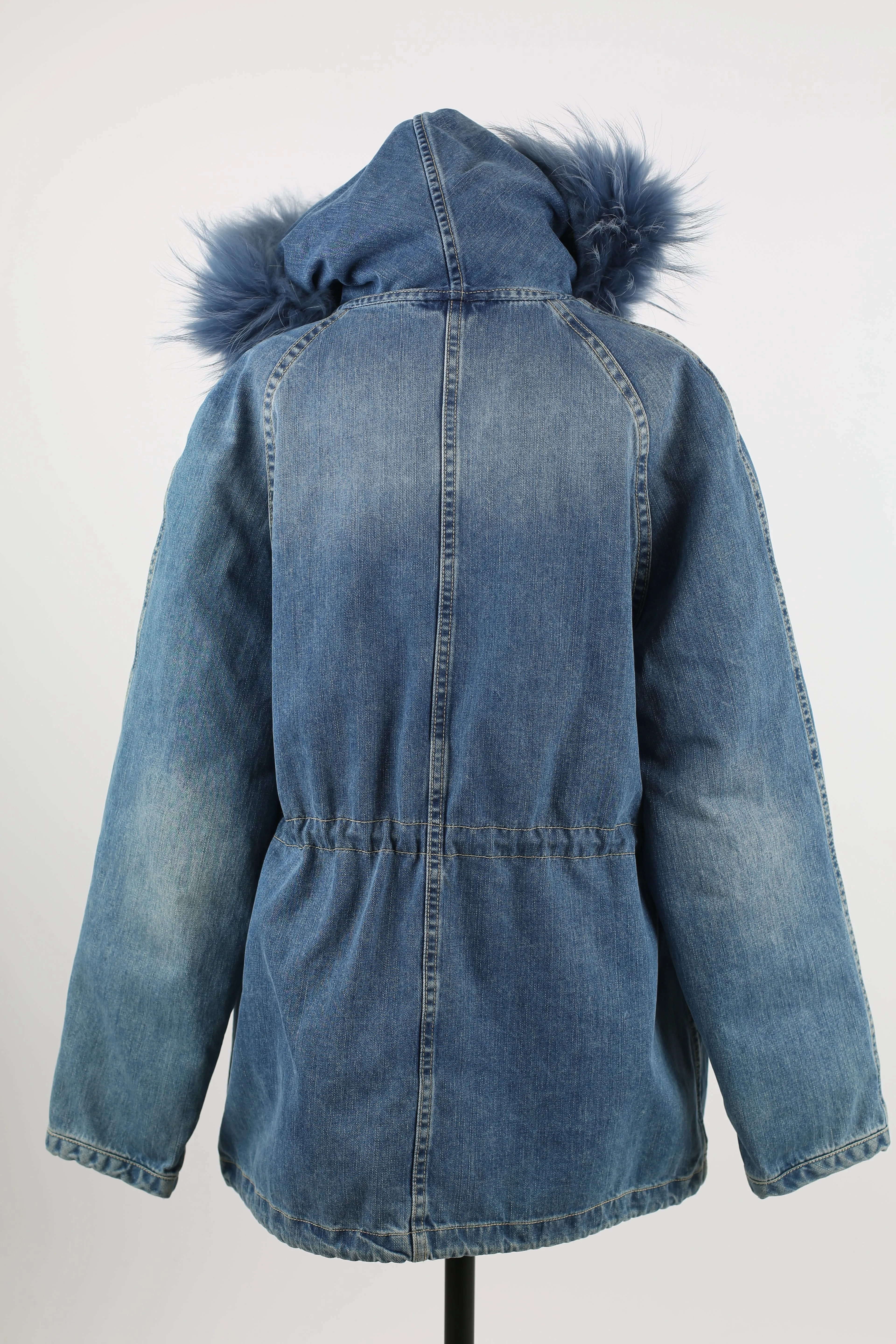 Fur Lined Denim Jacket