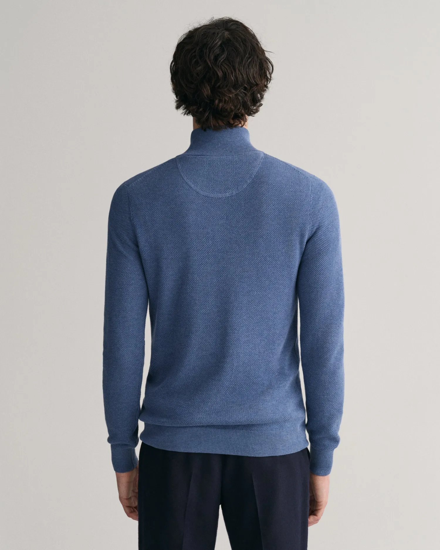 GANT Cotton Pique Half Zip Jumper