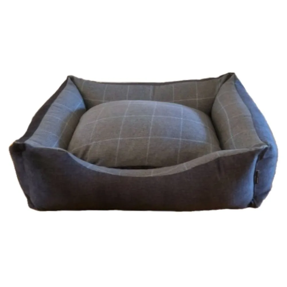 GB Pet Beds Handmade Country Check Dog Sofa Bed