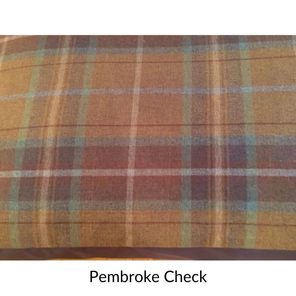 GB Pet Beds Handmade Country Check Dog Sofa Bed