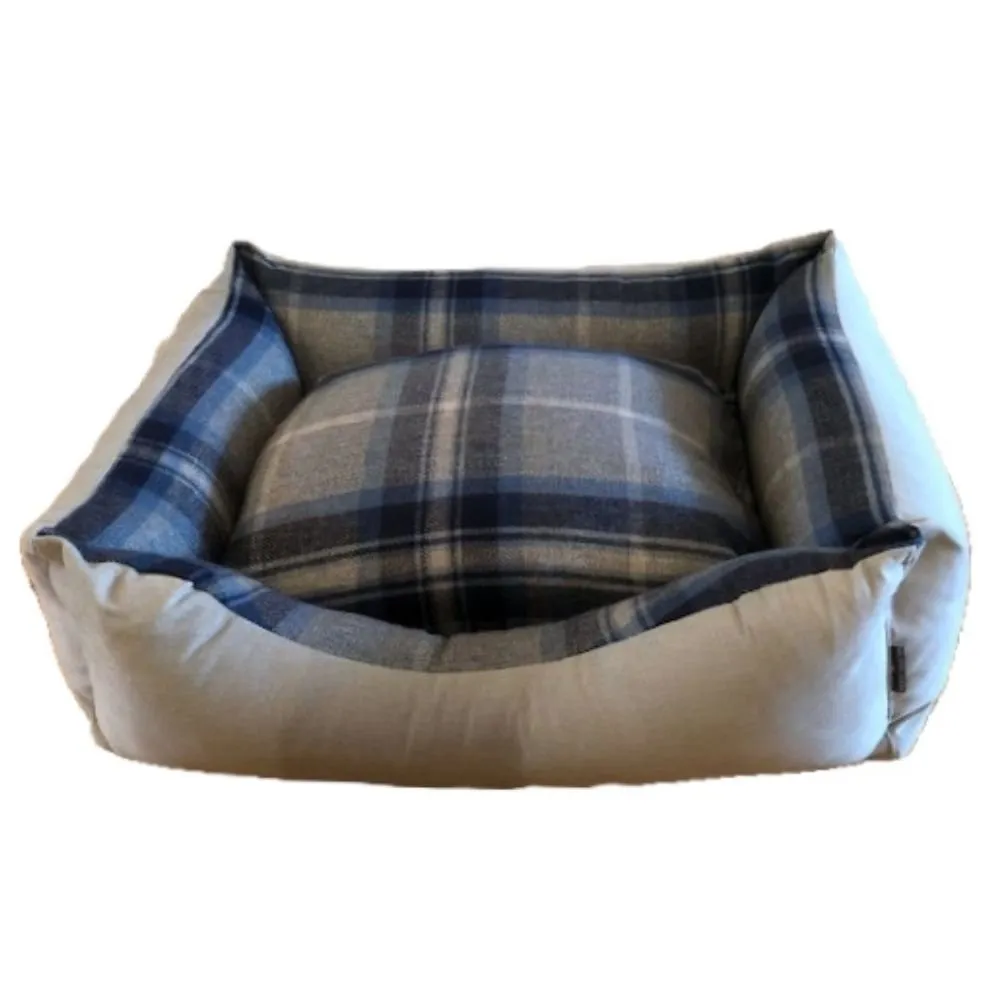 GB Pet Beds Handmade Country Check Dog Sofa Bed