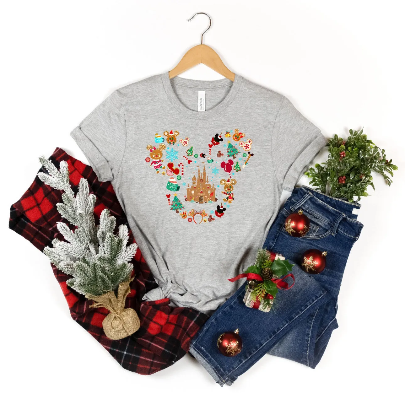 Gingerbread Castle Shirt for Adults and Kids