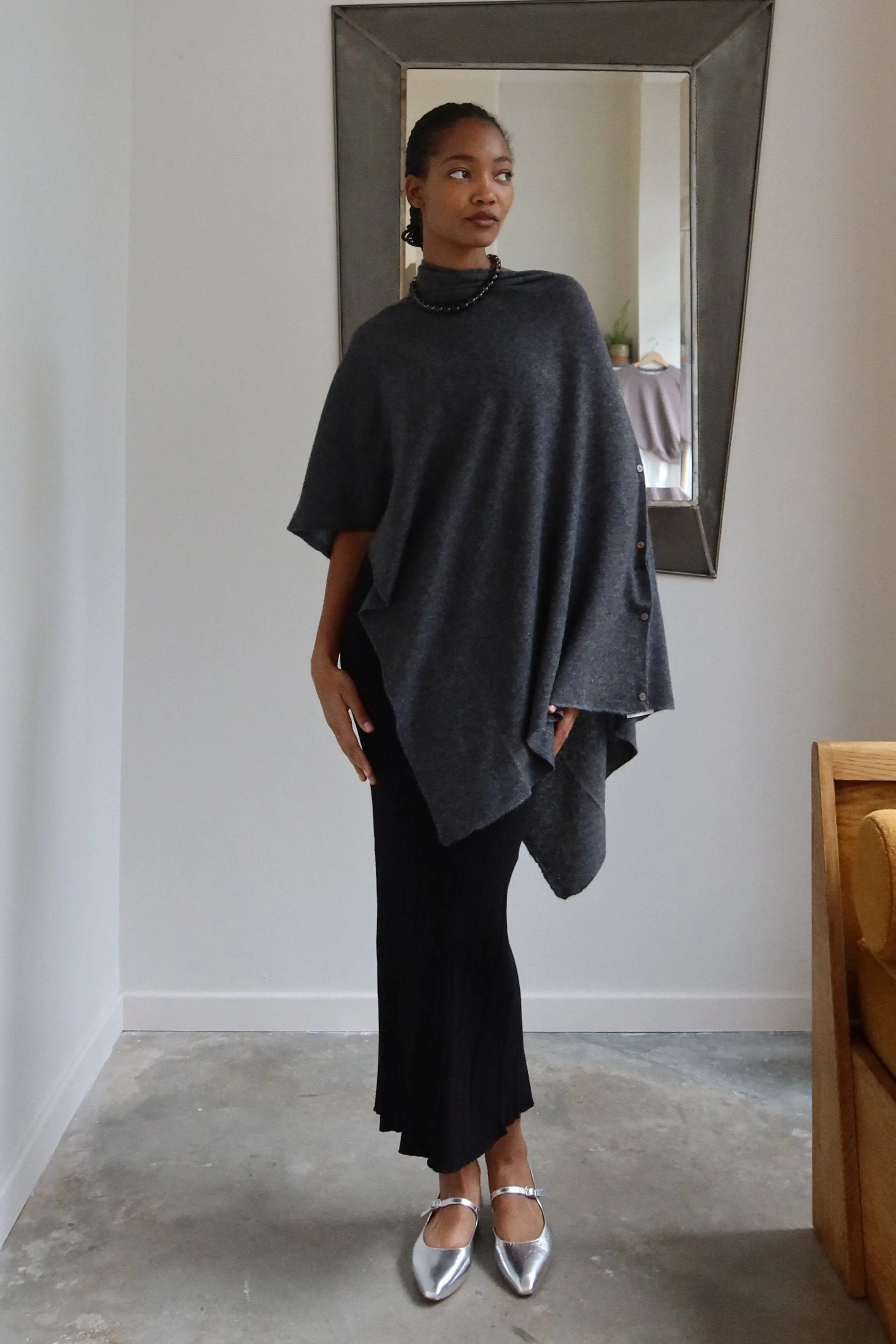 Grey Cashmere Shawl