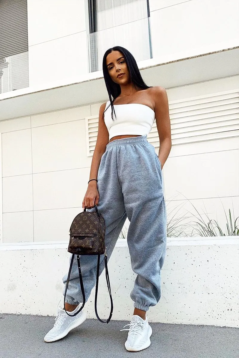 Grey Oversized Joggers - Erica