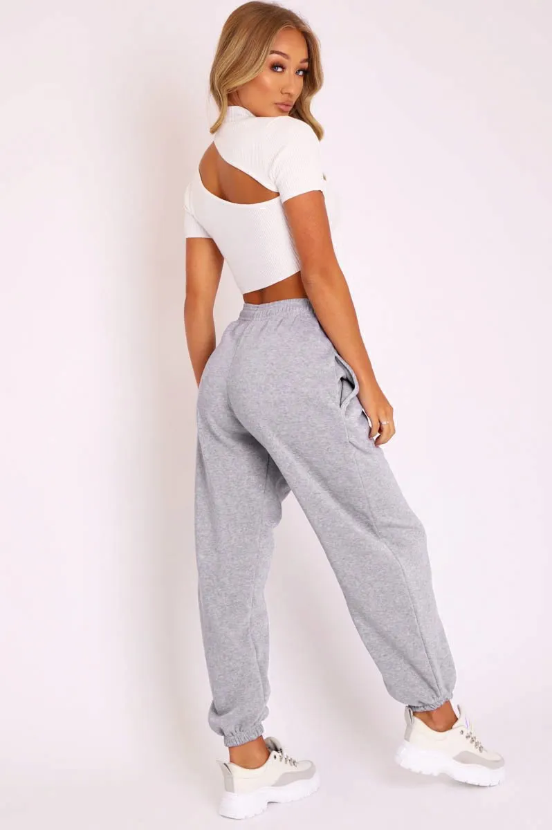 Grey Oversized Joggers - Erica