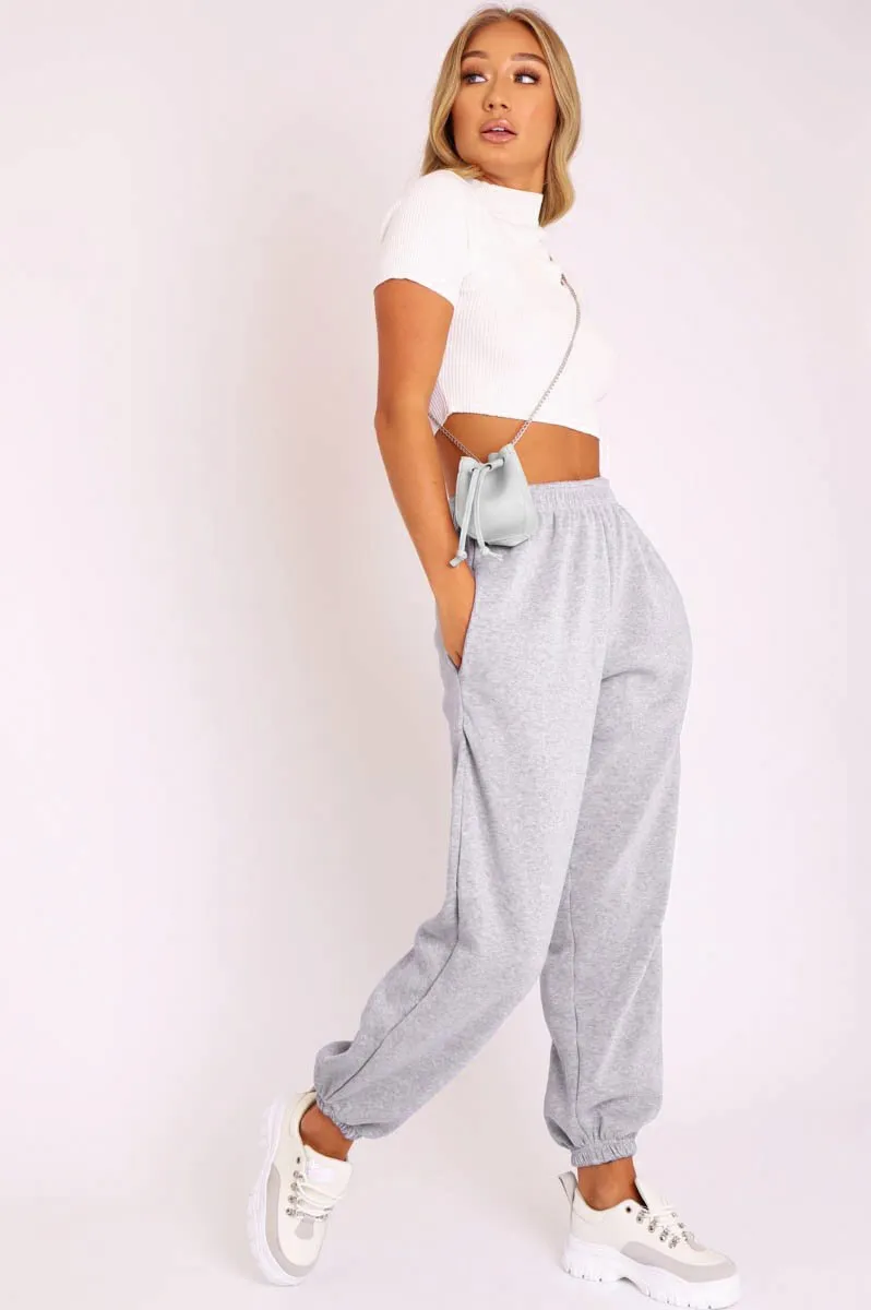 Grey Oversized Joggers - Erica