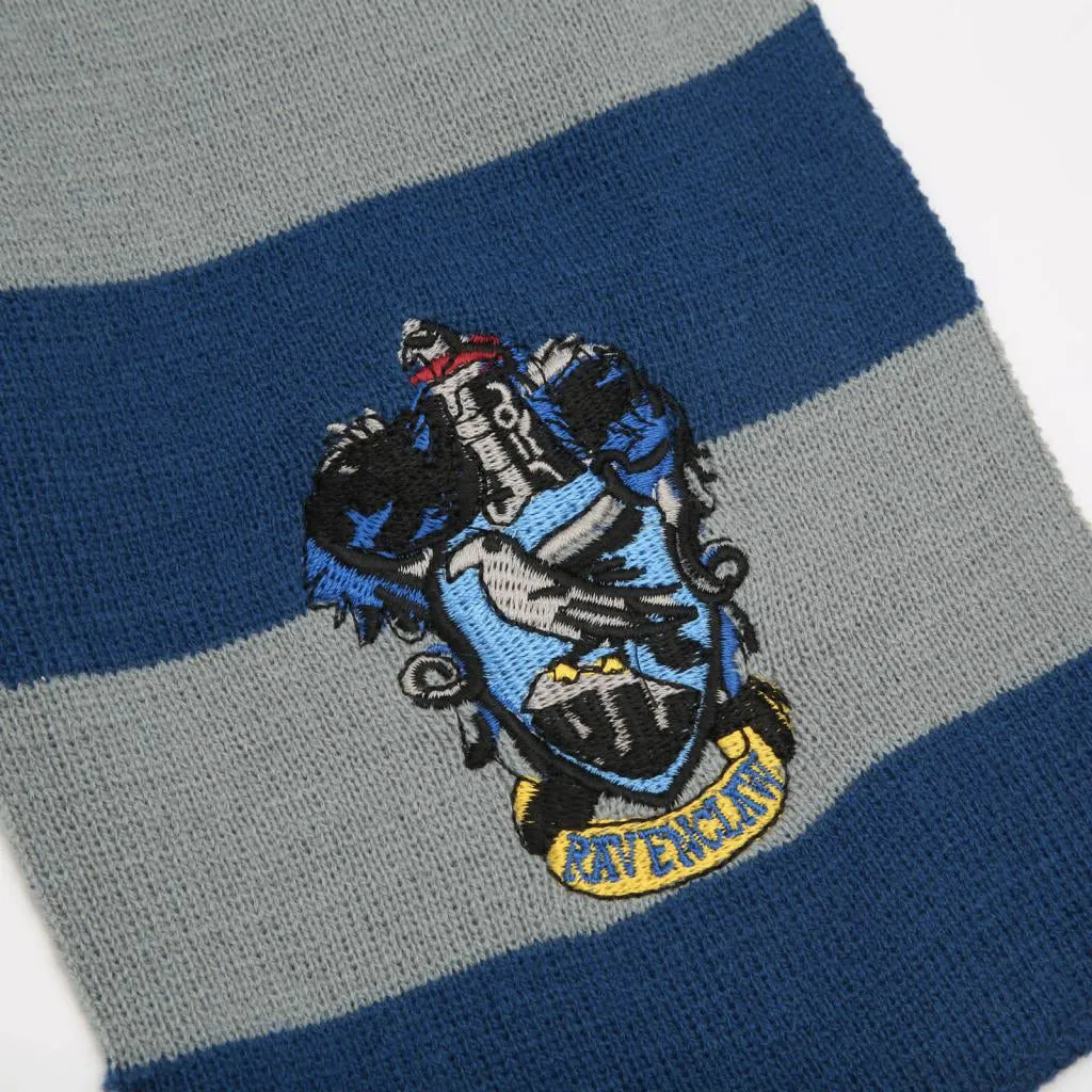 Harry Magician Patch Knit Scarf Muffler -Blue