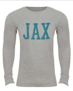 JAGS JAX HEATHER GREY MEN'S THERMAL SWEATER