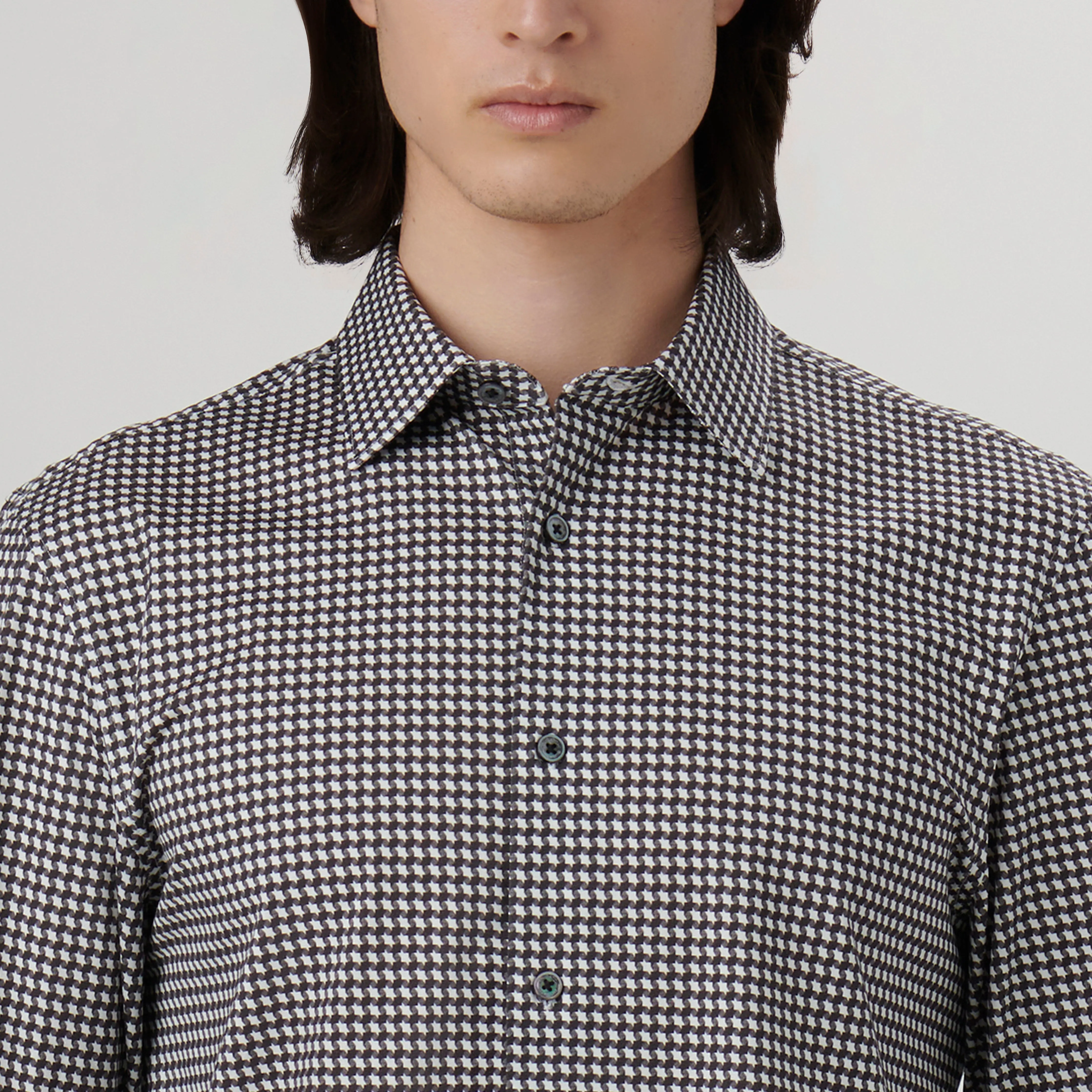 James Hound's Tooth OoohCotton Shirt