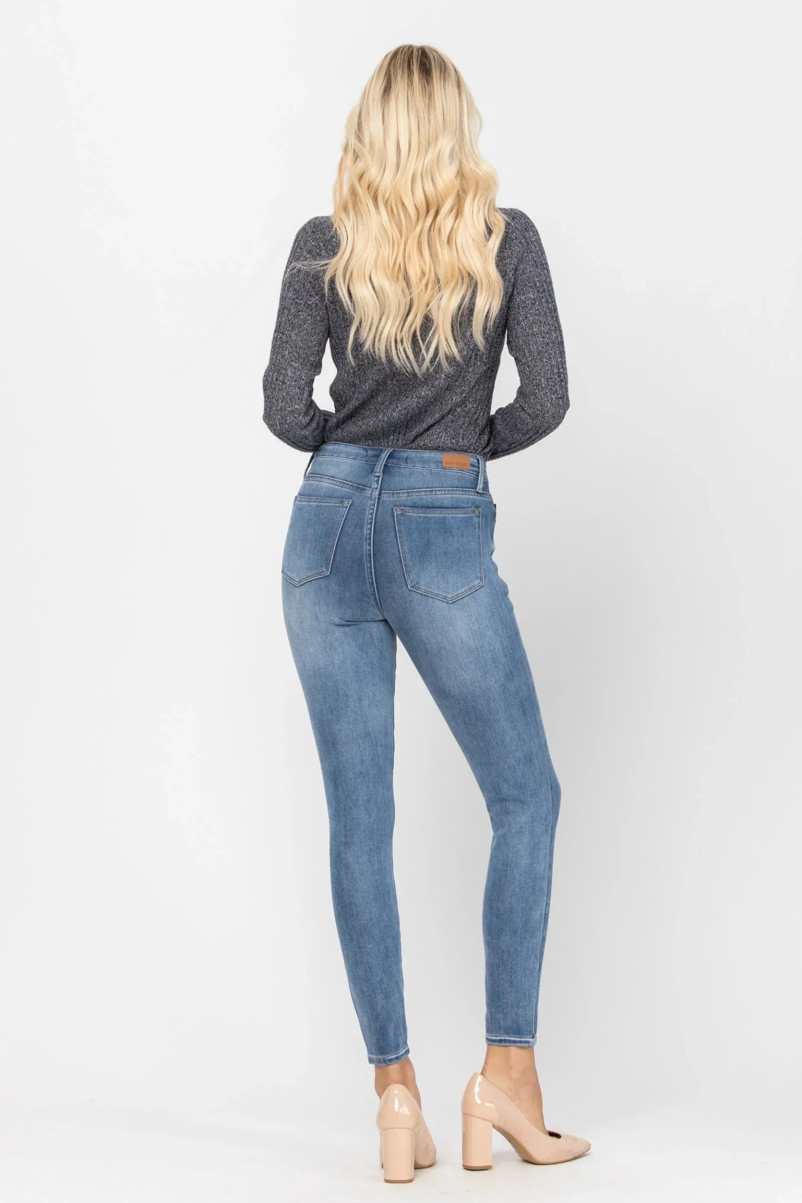 Judy Blue High Waist Thermal Skinny Denim Jeans 88206