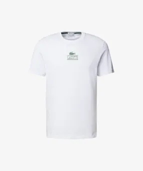 Lacoste Core Graphics Heavy Jersey Tee (White)