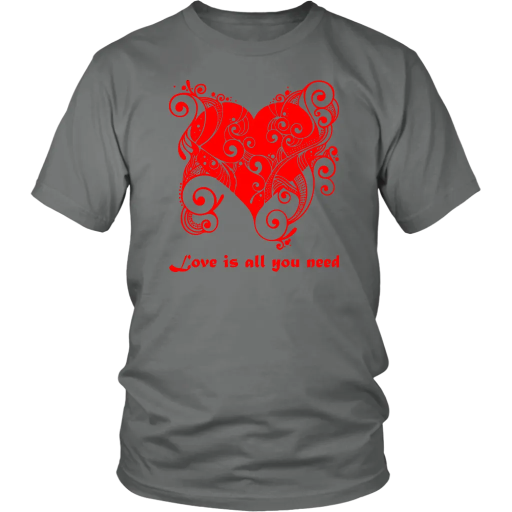 Love is all you need Hearts T-shirt