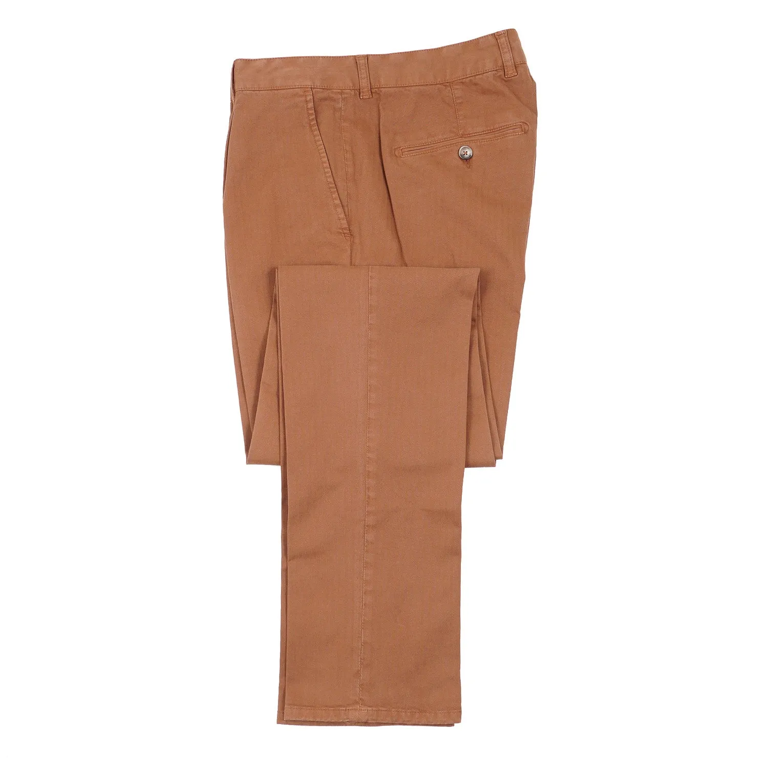 Luigi Borrelli Herringbone Cotton Pants