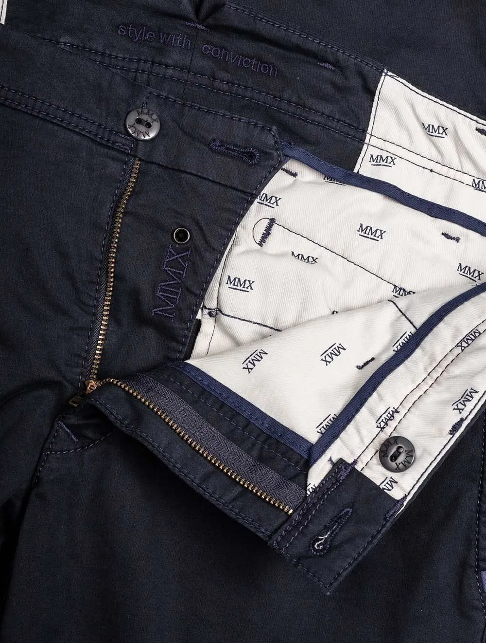 Lupus | Navy Super Stretch Chinos Navy