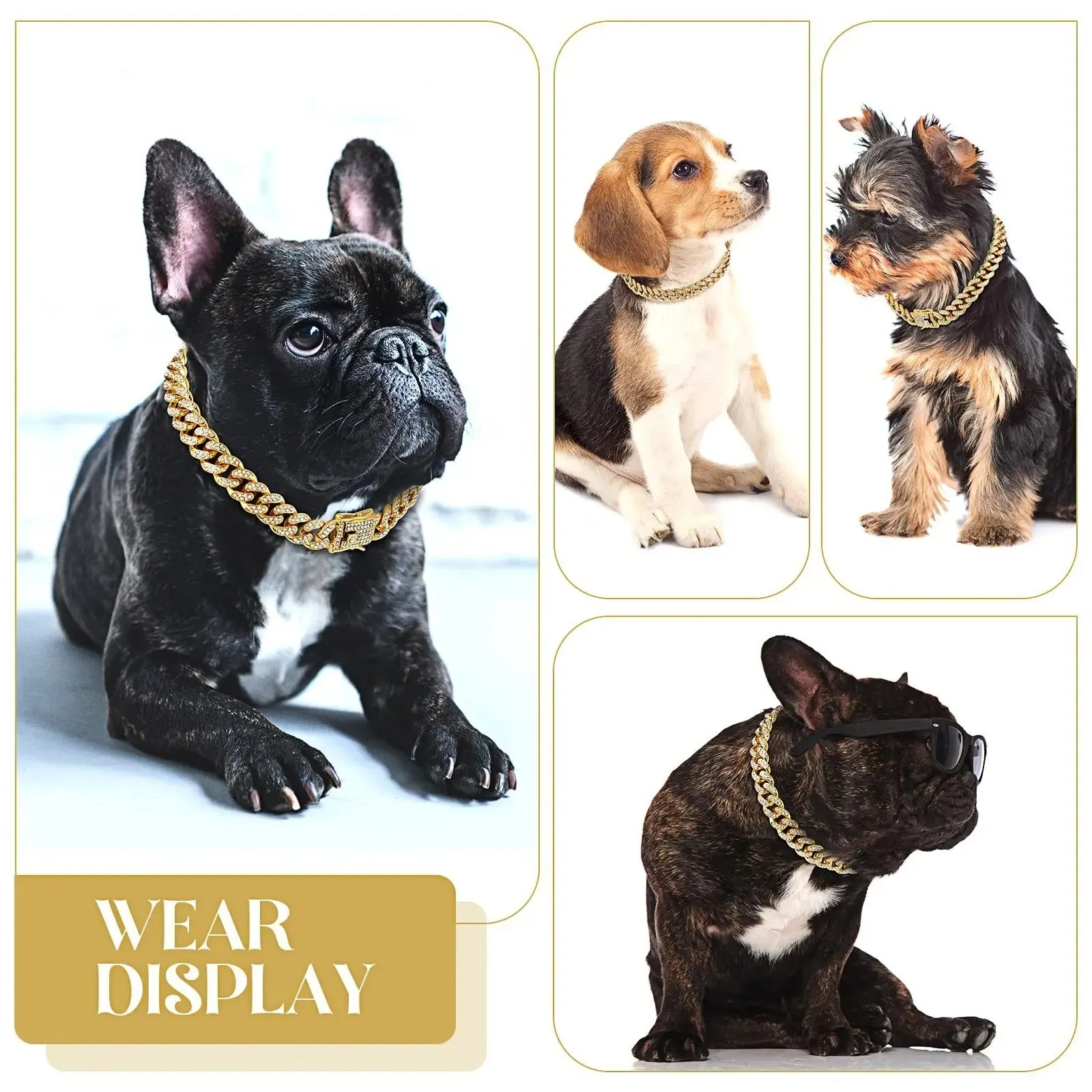 Luxury Cuban Dog Chain Collar