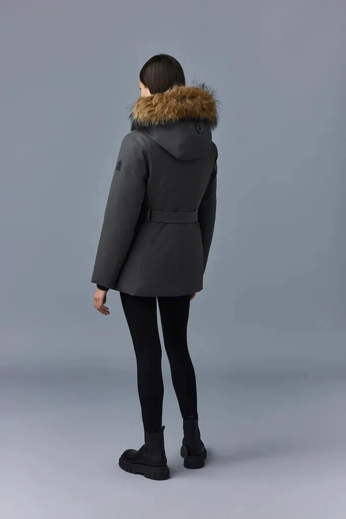 MACKAGE JENI-F - Down Parka With Removable Bib And Natural Fur