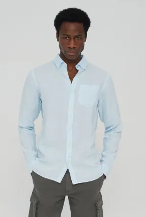 Malibu Linen Shirt Ecoalf Light Blue