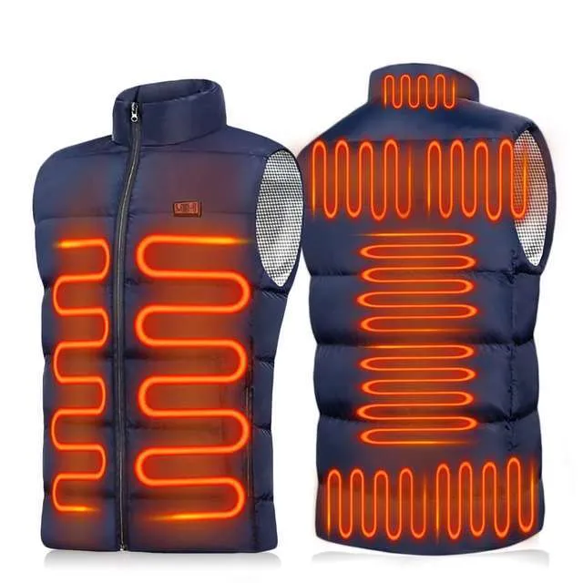 Men and Women's 9 Area Heated Vest