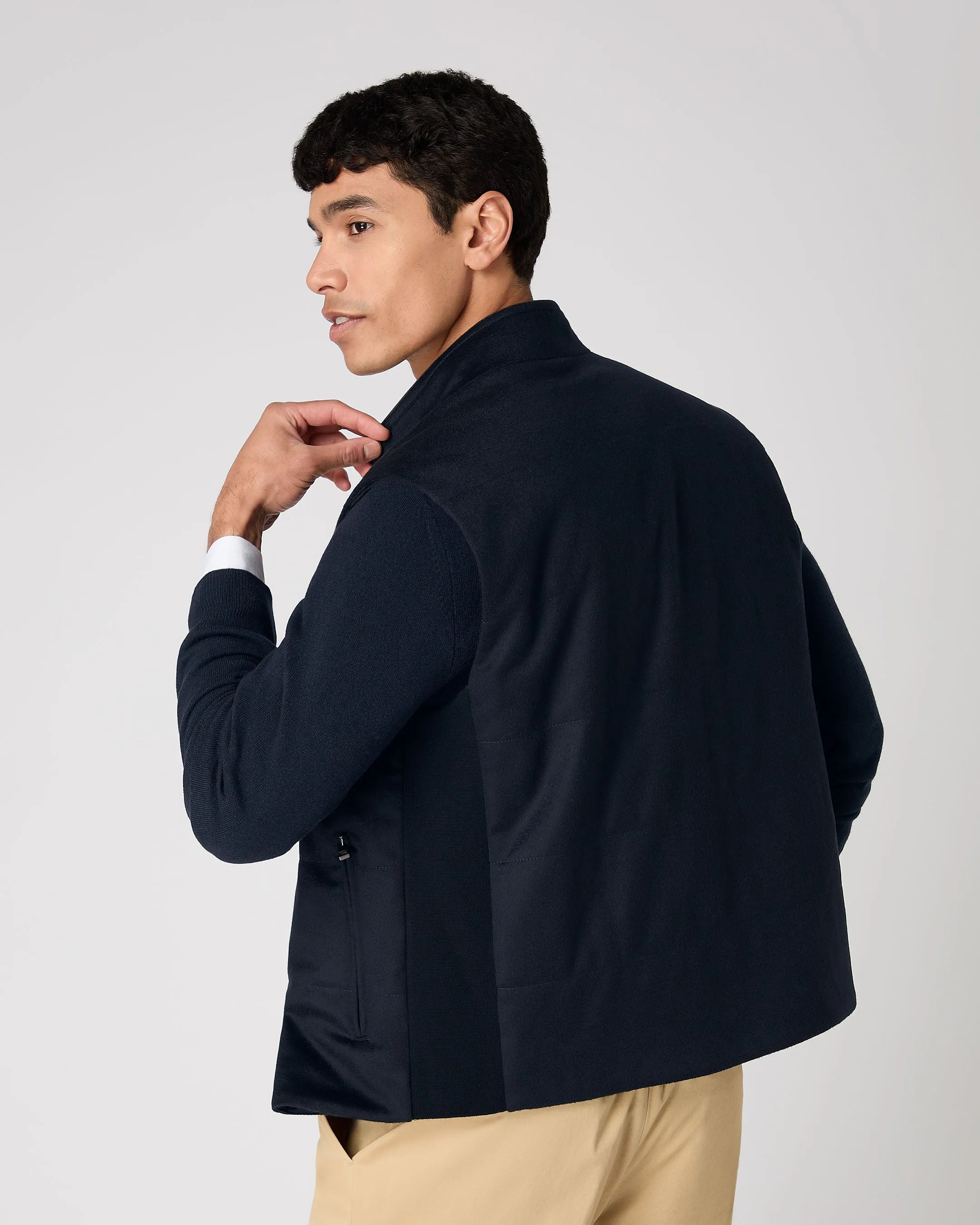 Men's Belgravia Cashmere Gilet Navy Blue