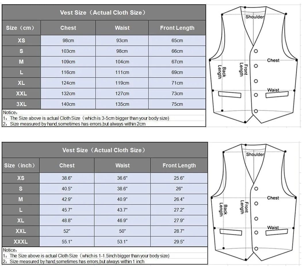 Men's  Tweed Herringbone Retro V Neck Waistcoat