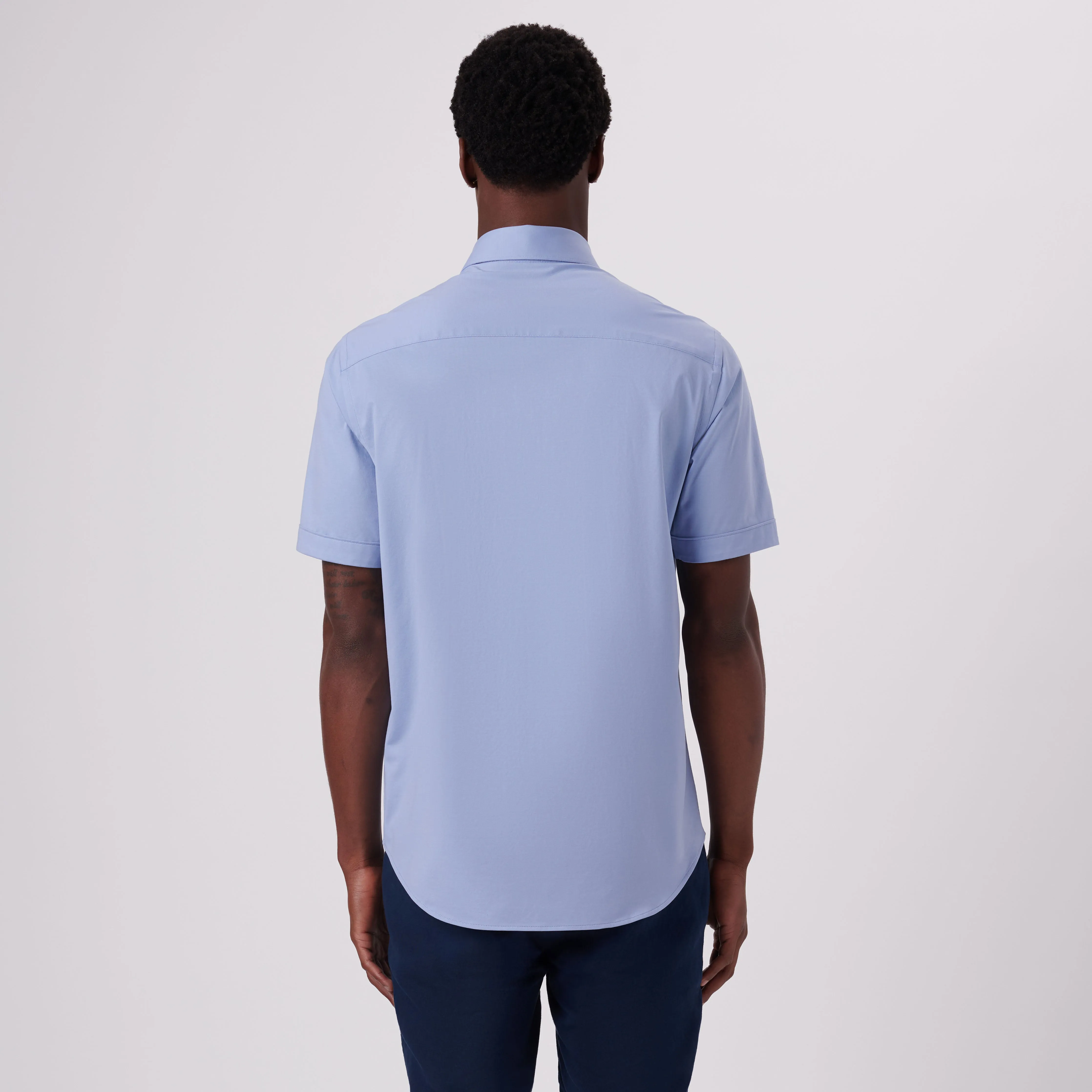 Miles Solid OoohCotton Short Sleeve Shirt