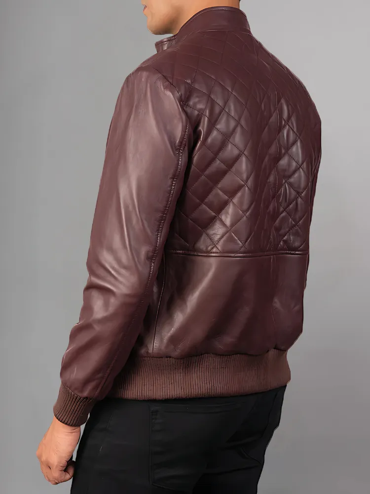 Moda Black Bomber Leather Jacket