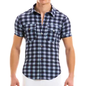 Modus Vivendi Jeans Short Sleeved Shirt Checks 12941 Size L