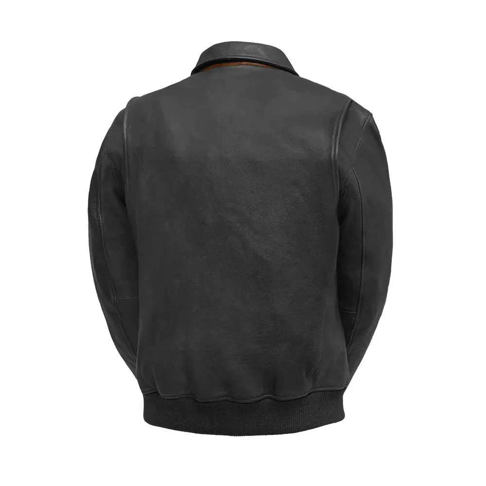 Moto Bomber - Men's Leather Jacket