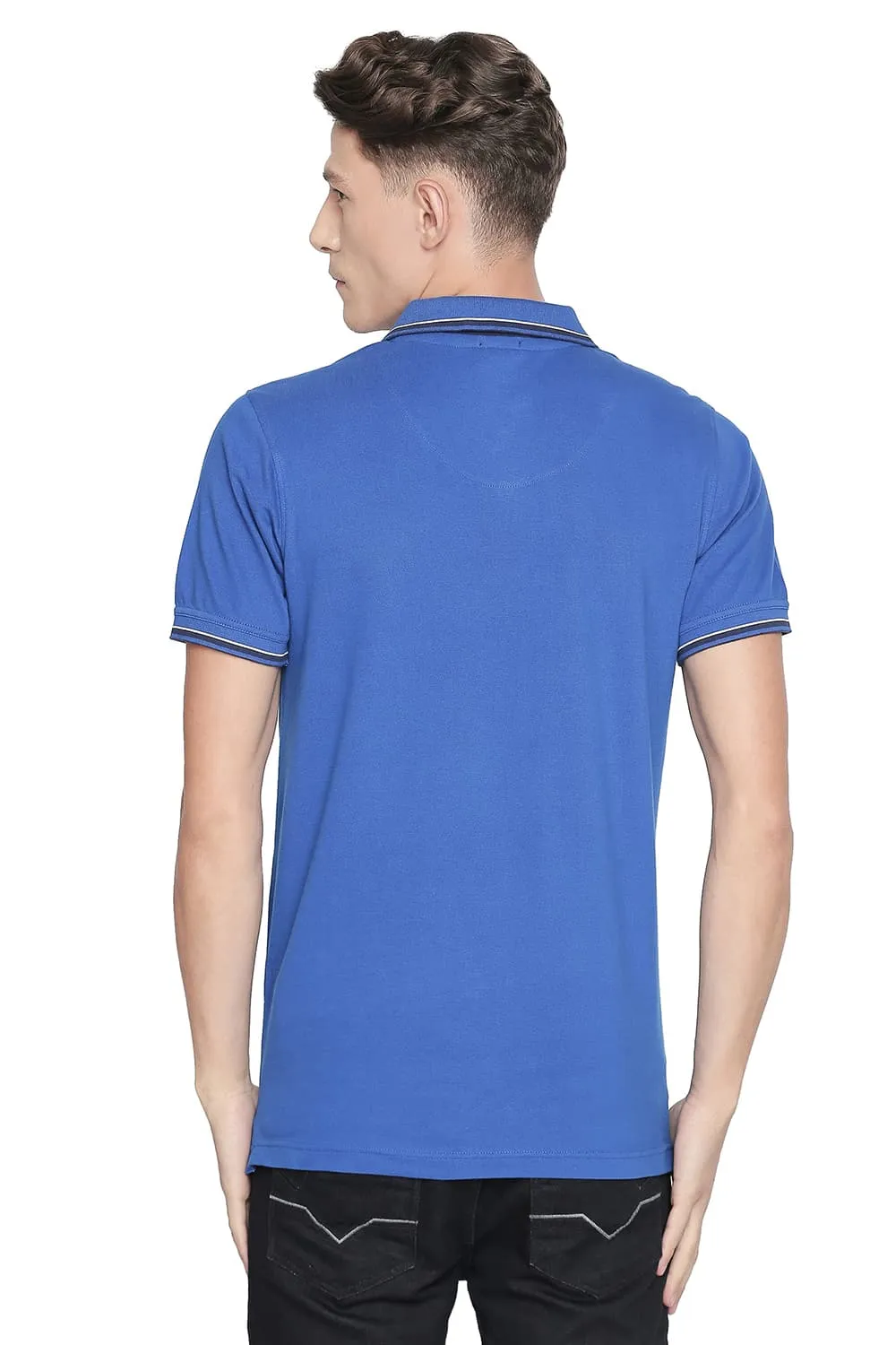 Muscle Fit Polo Stretch T Shirt