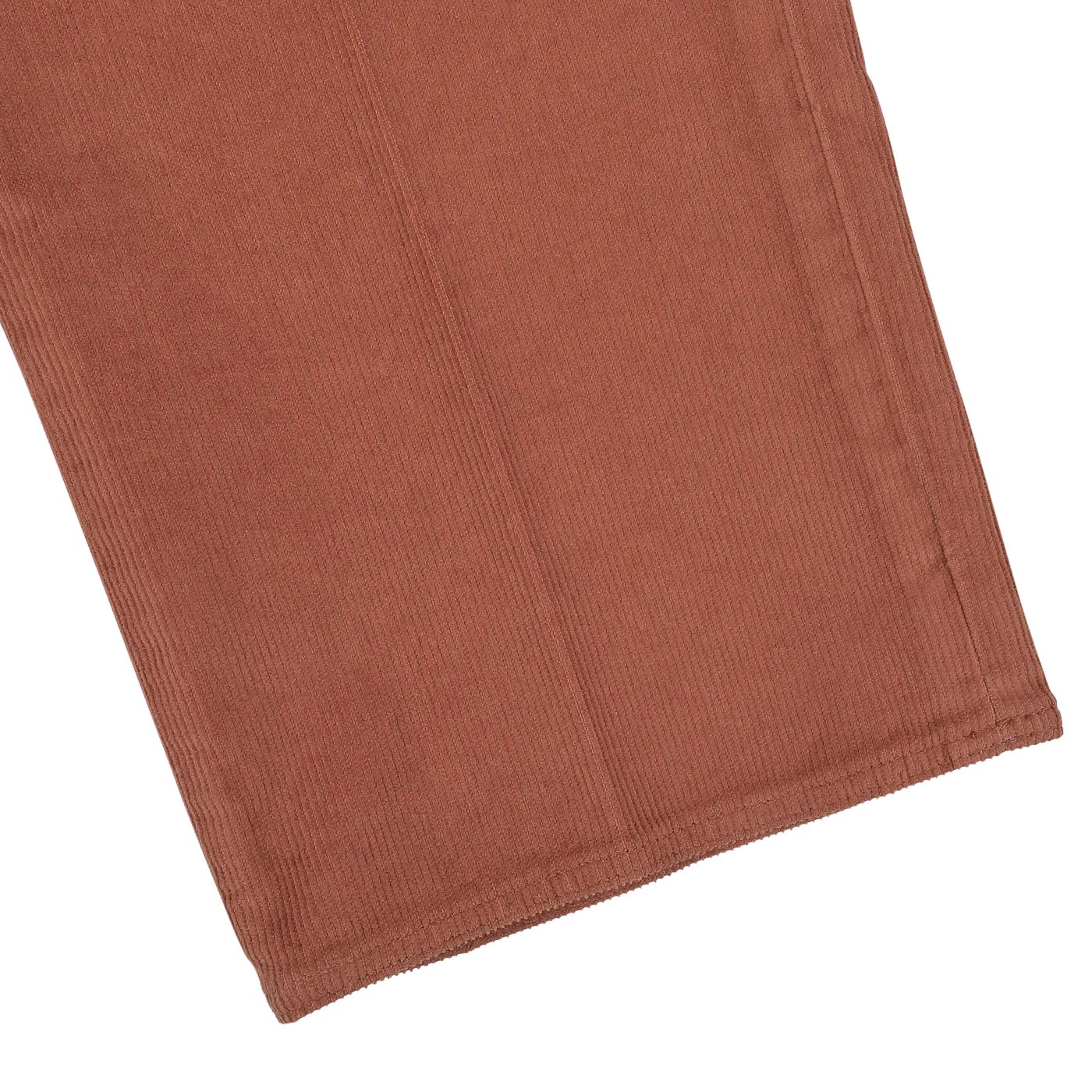 Muted Orange Cotton Corduroy High Comfort Chinos