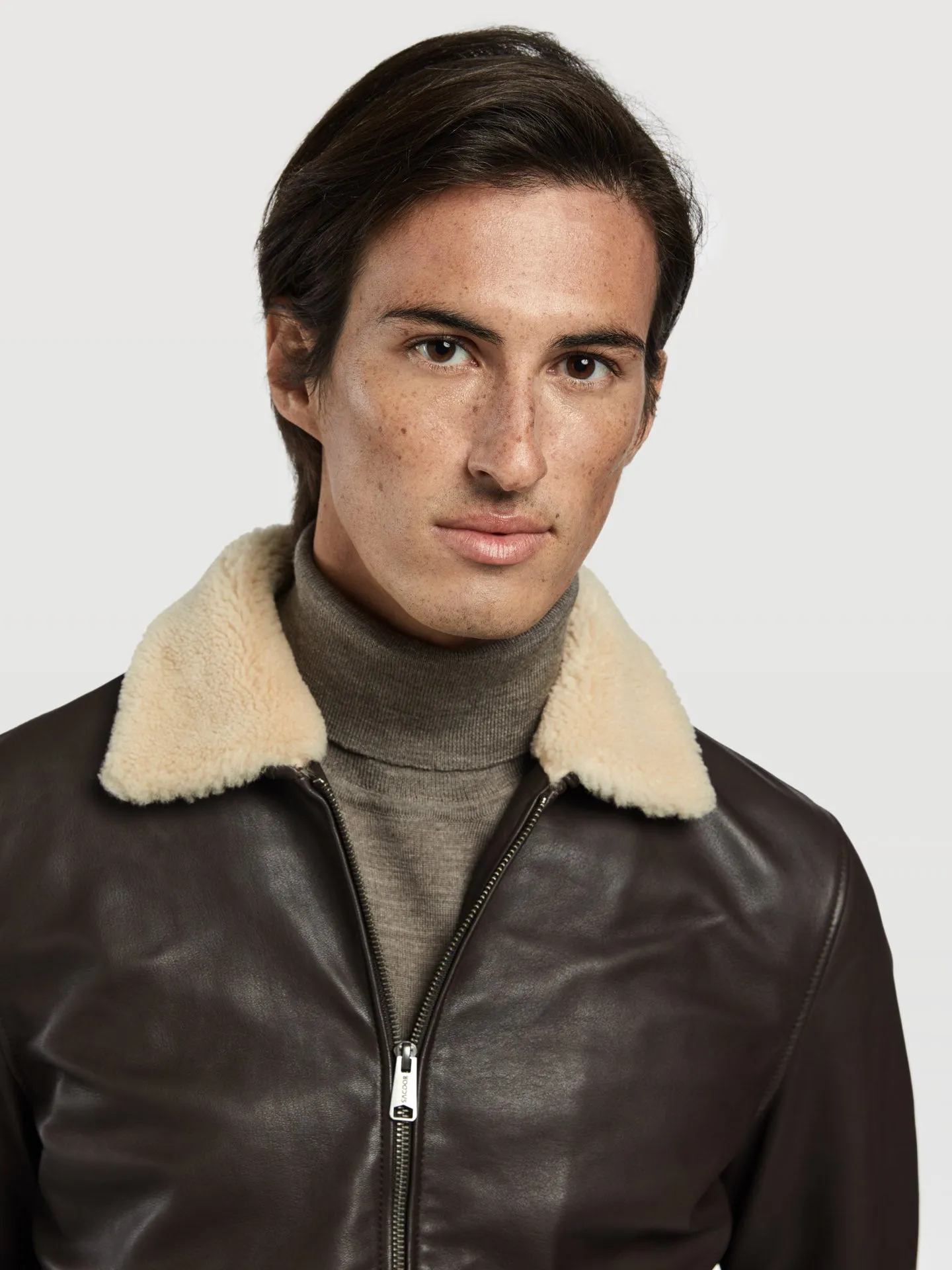 Napa leather bomber jacket