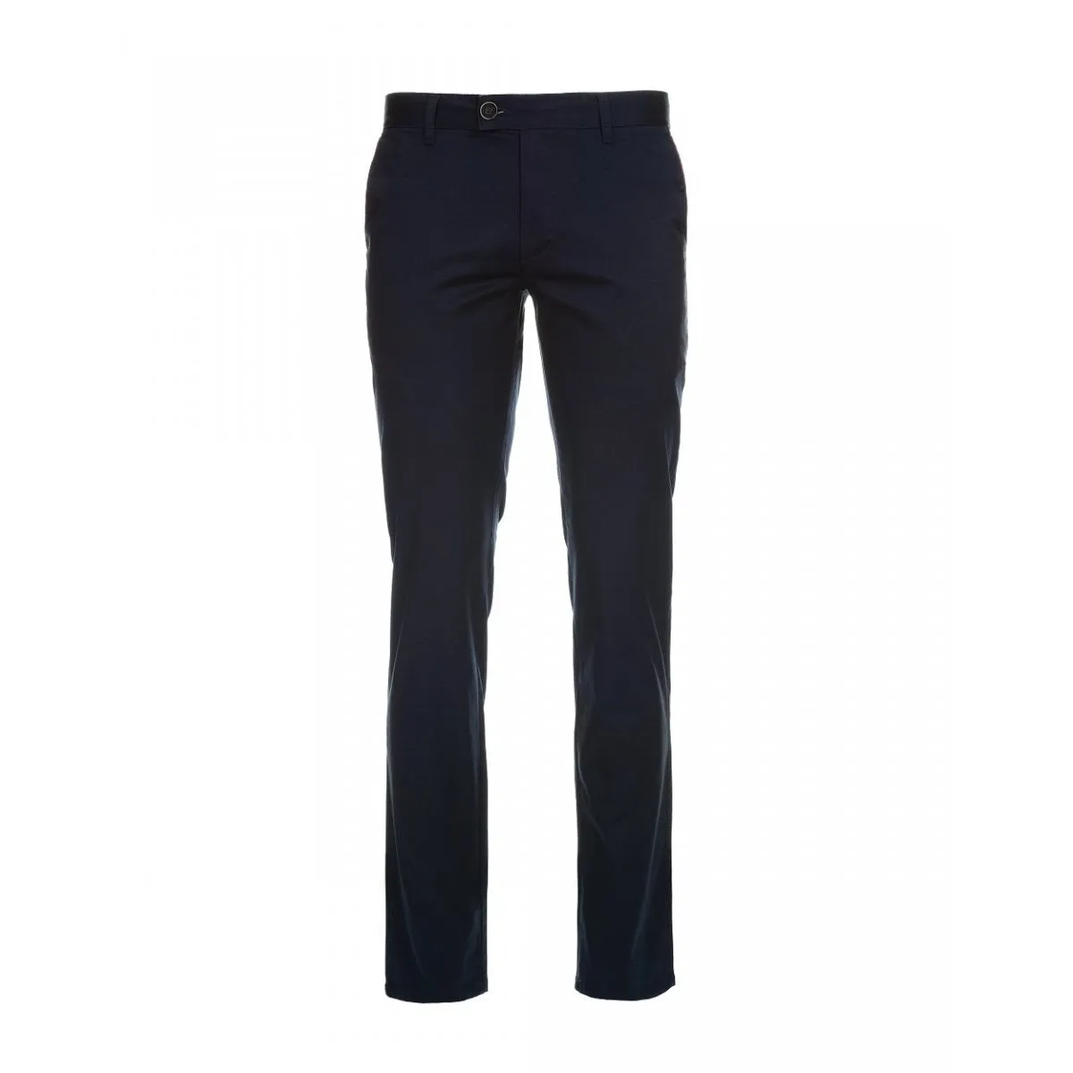 Navy Cotton Stretch Chinos