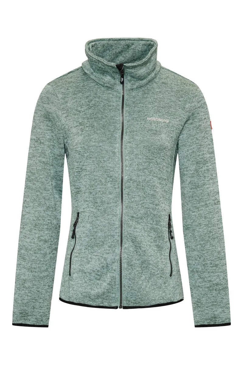 Nordberg Andrea fleece vest dames groen