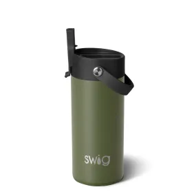 Olive Flip   Sip Slim Tumbler 12oz