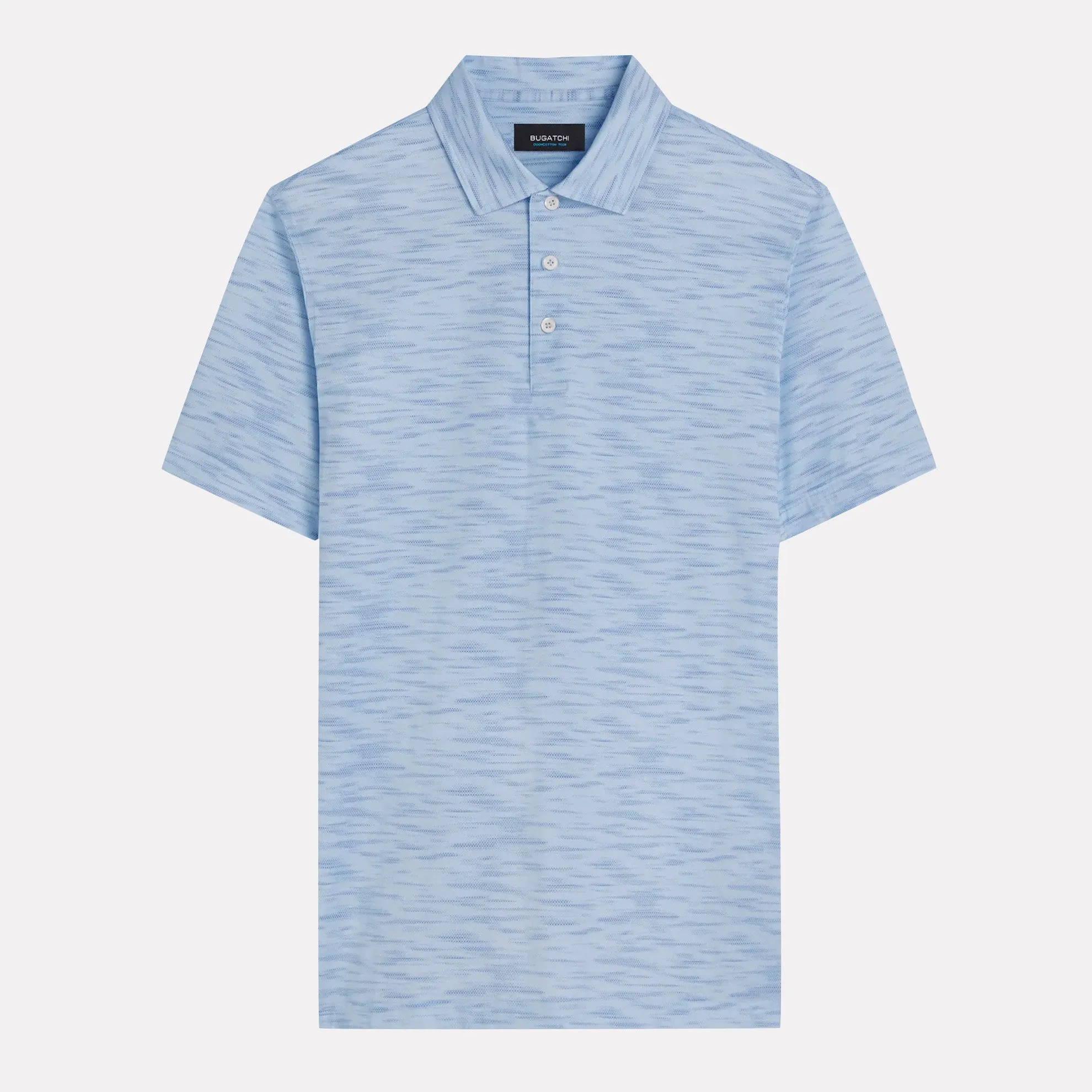 OOOHCOTTON® Tech Fabric Short Sleeve Polo / Sky