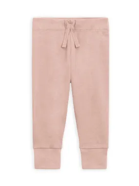 Organic Baby and Kids Cruz Joggers - Blush 6-12M