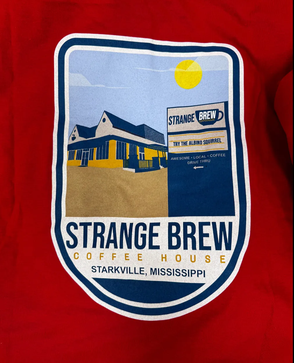 Park Service style Strange Brew pocket tees!