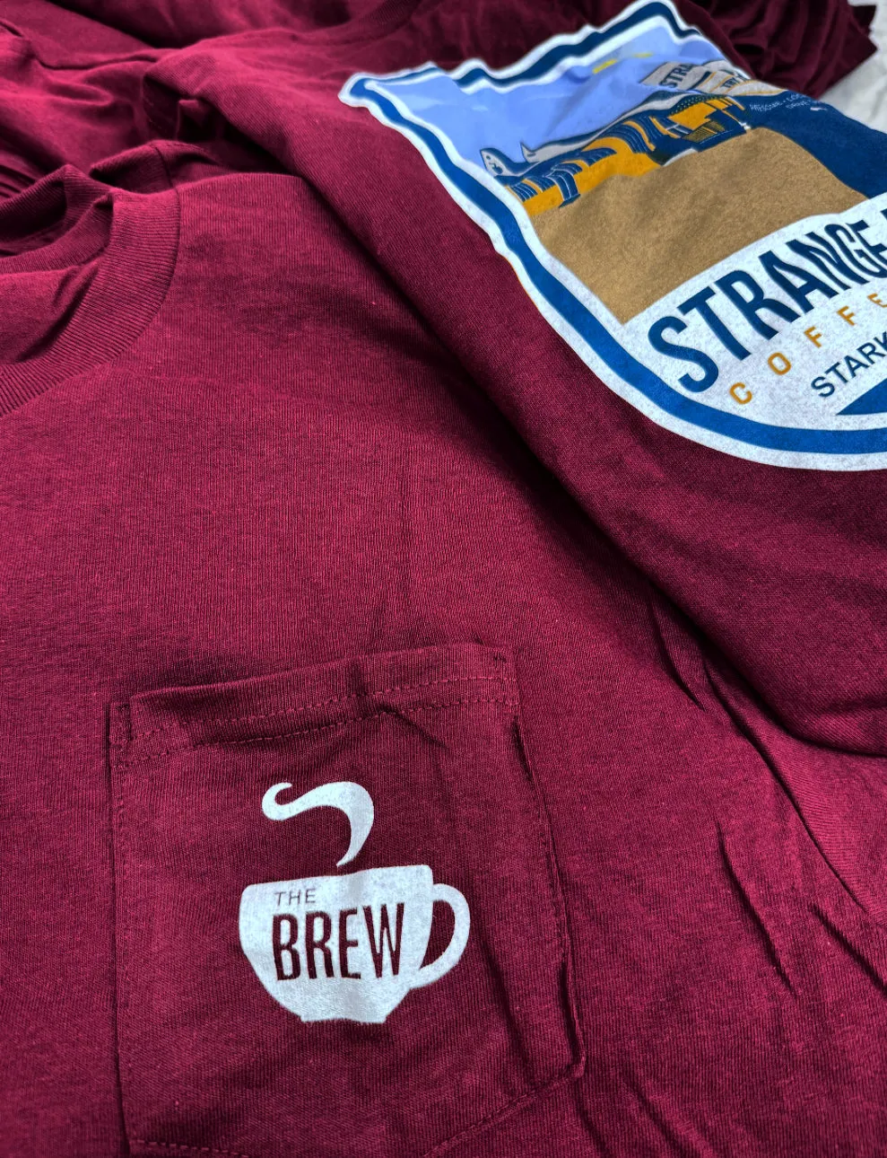 Park Service style Strange Brew pocket tees!