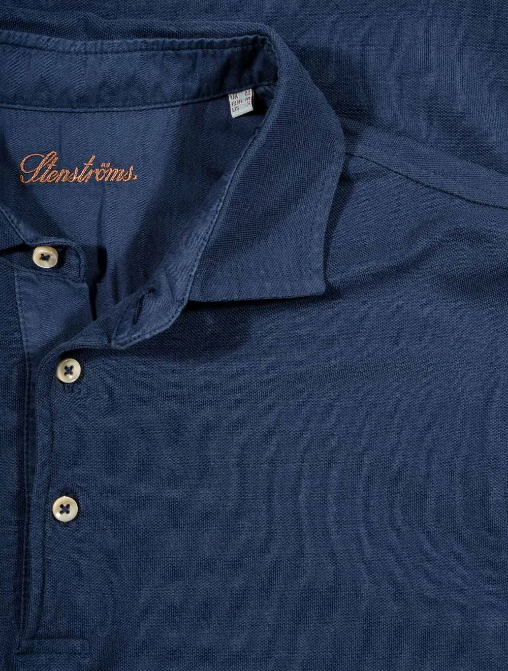 Pigment Dyed Polo Shirt Navy