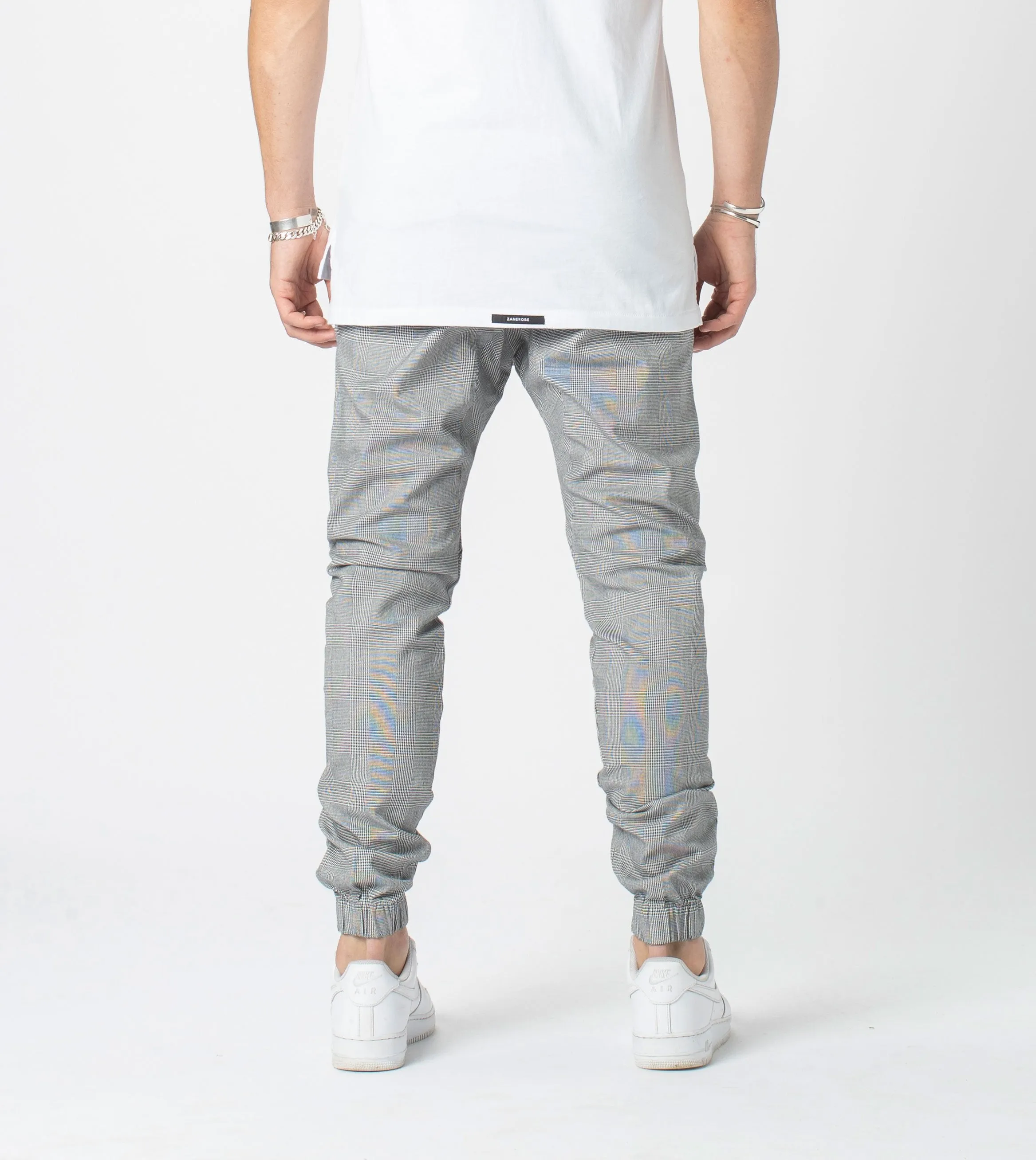 Plaid Sureshot Jogger Grey