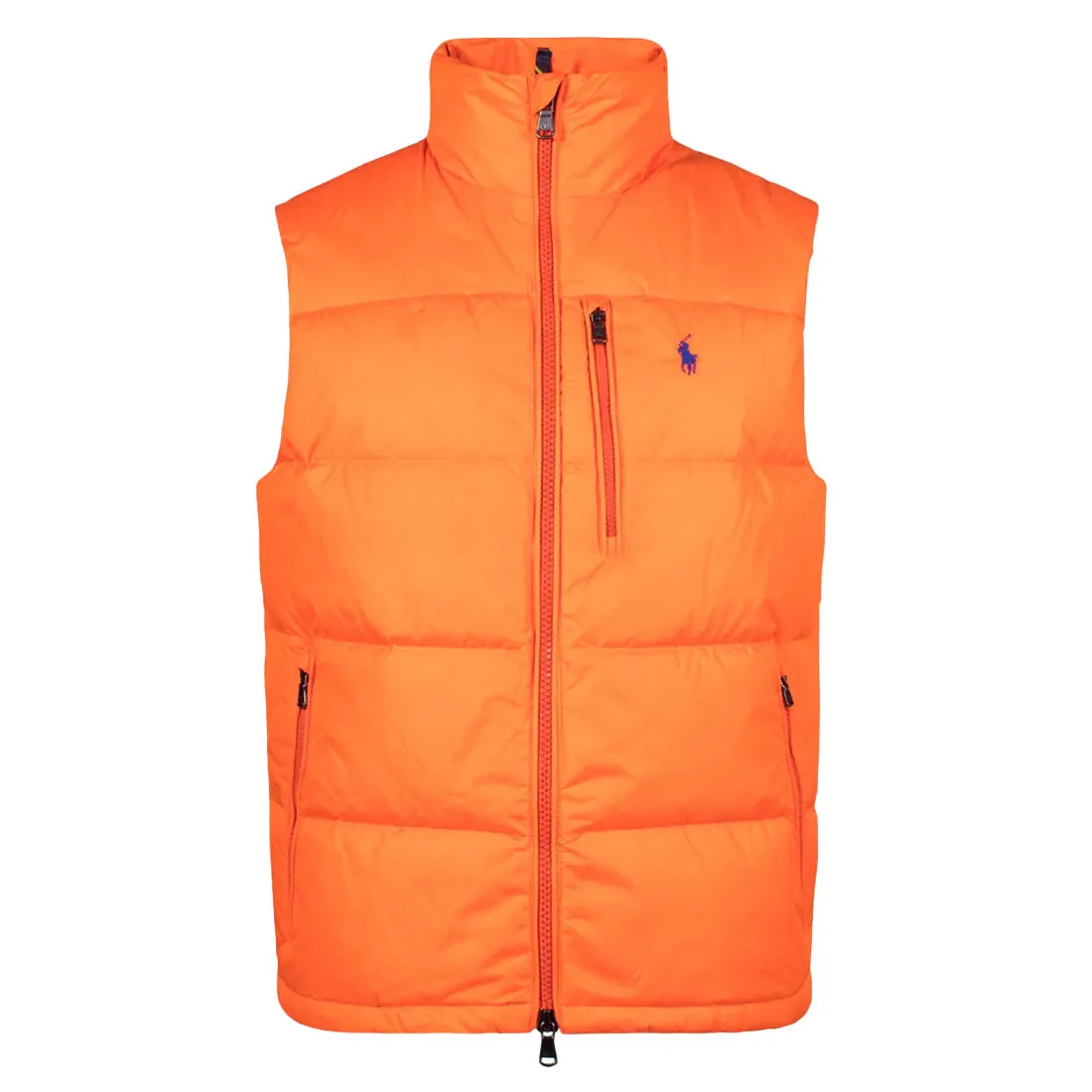 Polo Ralph Lauren Down Filled El Cap Puffer Vest Sailing Orange